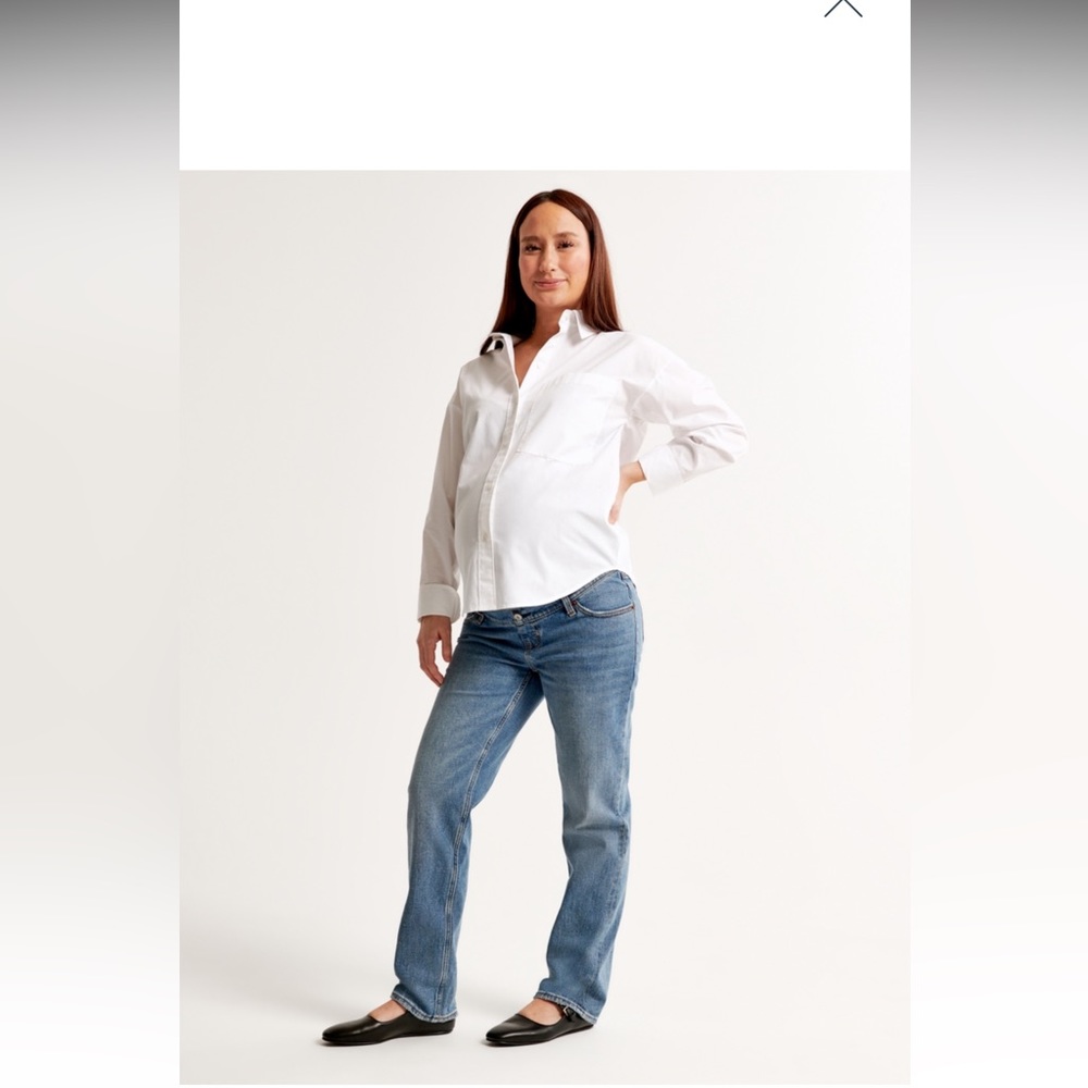 Abercrombie 90s Straight Jean- Maternity